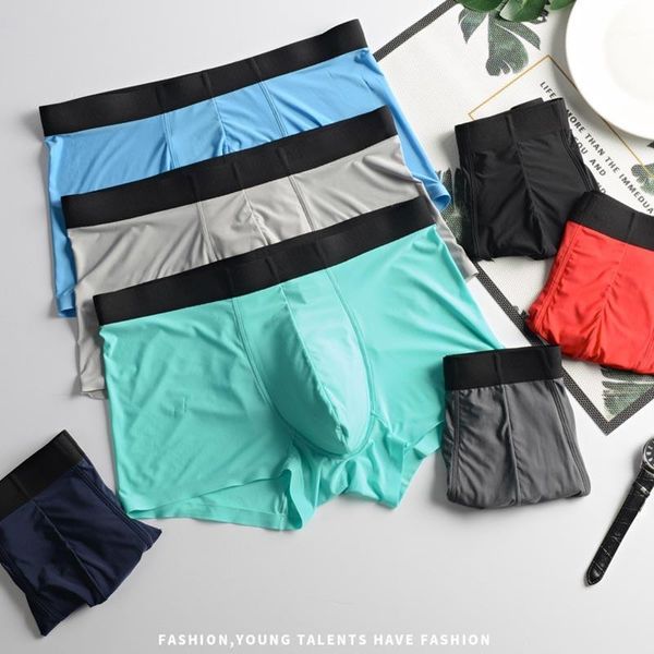 mens underwear boxer shorts men ice silk seamless summer slim design soft kilot male men's underpants men cueca boxer homme1, Black;white
mens underwear boxer shorts men ice silk seamless summer slim design soft kilot male men's underpants men cueca boxer homme1, Black;white