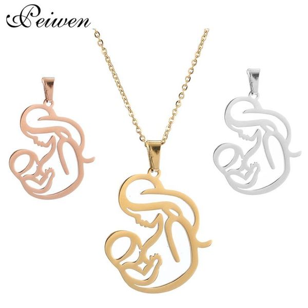 pendant necklaces fashion stainless steel charm necklace mom & baby family jewelry love boy girl choker gold silver color women
pendant necklaces fashion stainless steel charm necklace mom & baby family jewelry love boy girl choker gold silver color women