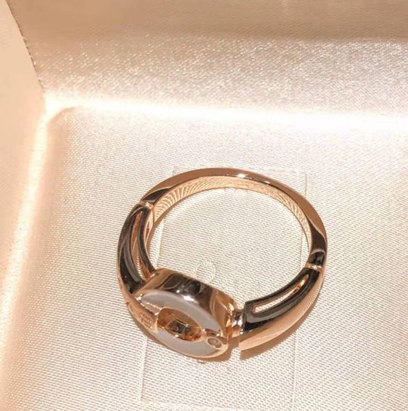 new year gift titanium steel luxury disc white shell diamond letter ring ladies love charm jewelry classic ring exquisite packaging gift box, Silver
new year gift titanium steel luxury disc white shell diamond letter ring ladies love charm jewelry classic ring exquisite packaging gift box, Silver