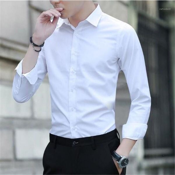 men's casual shirts spring autumn men shirt long sleeve solid color easy-care anti crease man shirts1, White;black
men's casual shirts spring autumn men shirt long sleeve solid color easy-care anti crease man shirts1, White;black