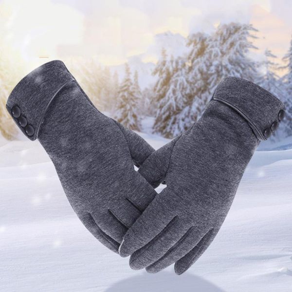 five fingers gloves womens using phone thick fleece lined windproof winter warm non-fleece button riding quality &f31, Blue;gray
five fingers gloves womens using phone thick fleece lined windproof winter warm non-fleece button riding quality &f31, Blue;gray