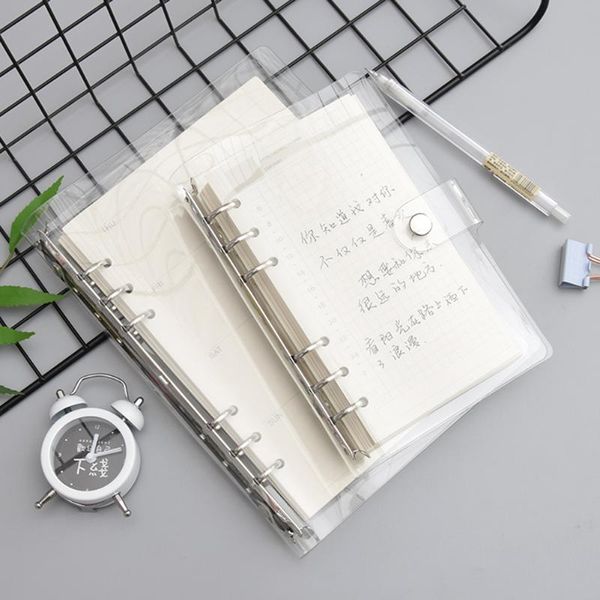 a5/a6 notebook transparent color pvc clip file folder loose leaf ring binder planner agenda school office supplies stationery, Purple;pink
a5/a6 notebook transparent color pvc clip file folder loose leaf ring binder planner agenda school office supplies stationery, Purple;pink