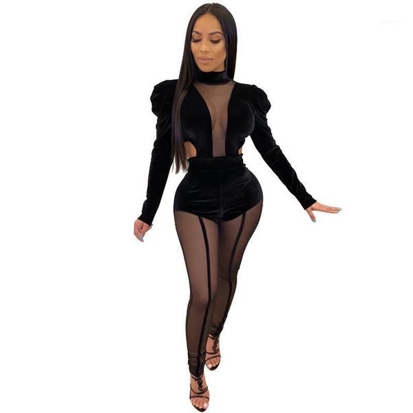 articat deep v mesh patchwork jumpsuit women long sleeve turtleneck pleuche bodycon rompers club party winter jumpsuit1, Black;white
articat deep v mesh patchwork jumpsuit women long sleeve turtleneck pleuche bodycon rompers club party winter jumpsuit1, Black;white