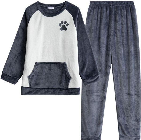 mens pajamas set autumn winter warm flannel thicken male pajamas long sleeve sleepwear +pant leisure homewear clothes 3xl, Black;red
mens pajamas set autumn winter warm flannel thicken male pajamas long sleeve sleepwear +pant leisure homewear clothes 3xl, Black;red
