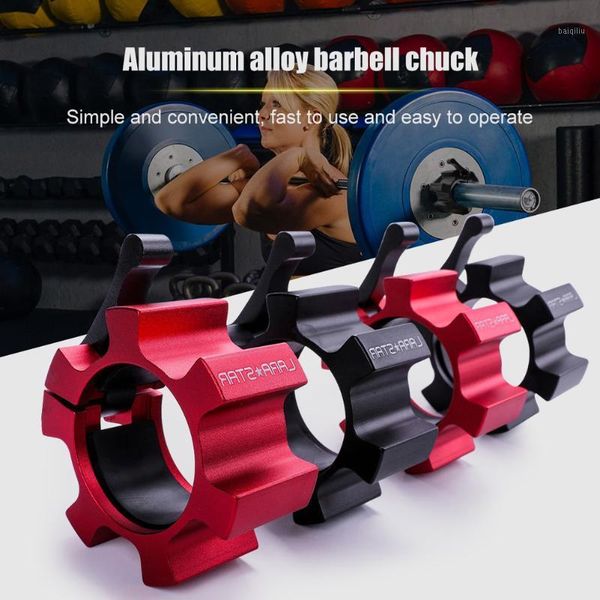 1 pair quick release barbell clamp collar aluminum alloy weight lifting bar lock clips buckle for gym fitness training workout1
1 pair quick release barbell clamp collar aluminum alloy weight lifting bar lock clips buckle for gym fitness training workout1