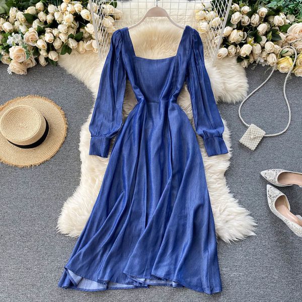 2021 new elegant singer female autumn retro turtleneck the line dressed fashion streetwear solid long dress d42x, Black;gray
2021 new elegant singer female autumn retro turtleneck the line dressed fashion streetwear solid long dress d42x, Black;gray