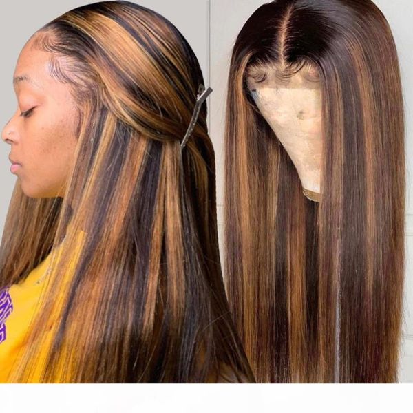 highlight brown blonde straight 150% density t-part lace front human hair wigs with baby hair non-remy, Black;brown
highlight brown blonde straight 150% density t-part lace front human hair wigs with baby hair non-remy, Black;brown