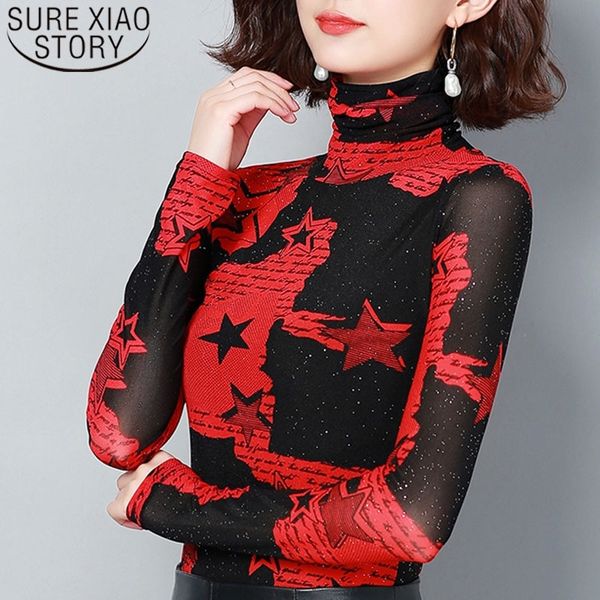autumn fashion women and blouses long sleeve turtleneck women clothing casual printed elegant women 5674 50 201201, White
autumn fashion women and blouses long sleeve turtleneck women clothing casual printed elegant women 5674 50 201201, White