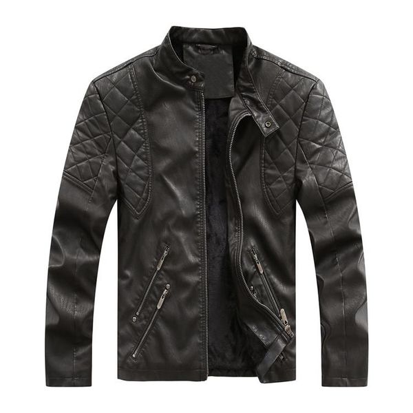 2020 new leather jacket men winter fleece casual motorcycle jackets autumn male pu coat mens brand clothing, Black
2020 new leather jacket men winter fleece casual motorcycle jackets autumn male pu coat mens brand clothing, Black