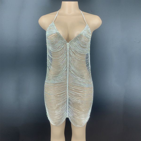 flashing silver rhinestone chains backless short dress hollow prom birthday dress celebrate signer dancer stage performance wear, Black;red
flashing silver rhinestone chains backless short dress hollow prom birthday dress celebrate signer dancer stage performance wear, Black;red