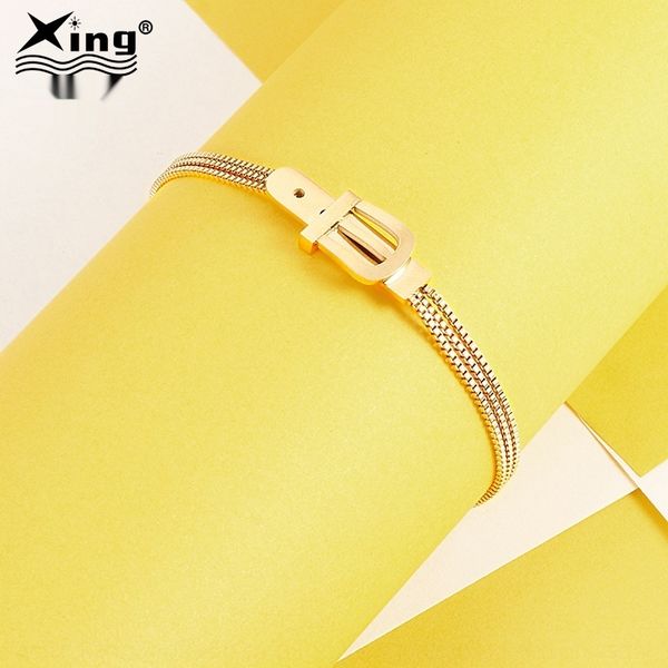 titanium steel minority design senseindividual color fastnessno allergygold watch style chain belt national bracelet braceletbuckle bracelet, Golden;silver
titanium steel minority design senseindividual color fastnessno allergygold watch style chain belt national bracelet braceletbuckle bracelet, Golden;silver