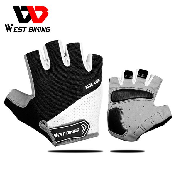 west biking cycling glove half finger gel pad breathable sweat washable outdoor sports mtb non-slip a pair bicycle gloves, Blue;gray
west biking cycling glove half finger gel pad breathable sweat washable outdoor sports mtb non-slip a pair bicycle gloves, Blue;gray