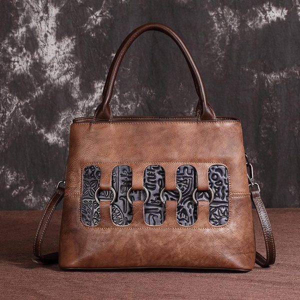 genuine embossed leather messenger bags female handbag retro design cowhide women single shoulder handle bag
genuine embossed leather messenger bags female handbag retro design cowhide women single shoulder handle bag
