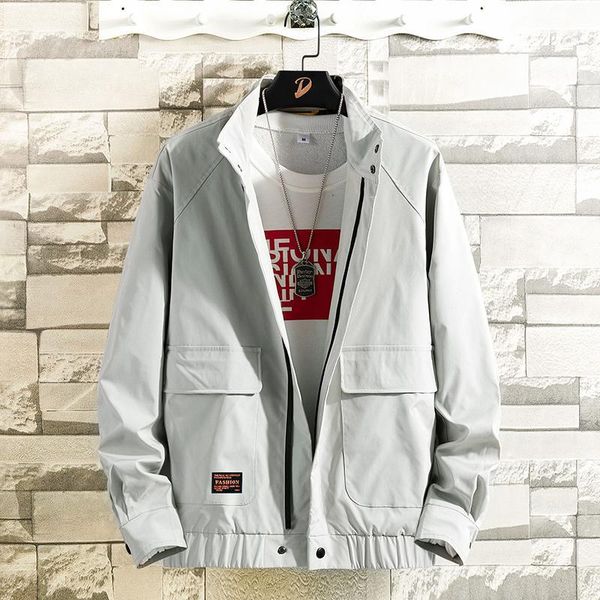 new fashion spring autumn jacket men casul streetwear coats men windbreaker outwear regular size m-4xl casacos masc1, Black;brown
new fashion spring autumn jacket men casul streetwear coats men windbreaker outwear regular size m-4xl casacos masc1, Black;brown