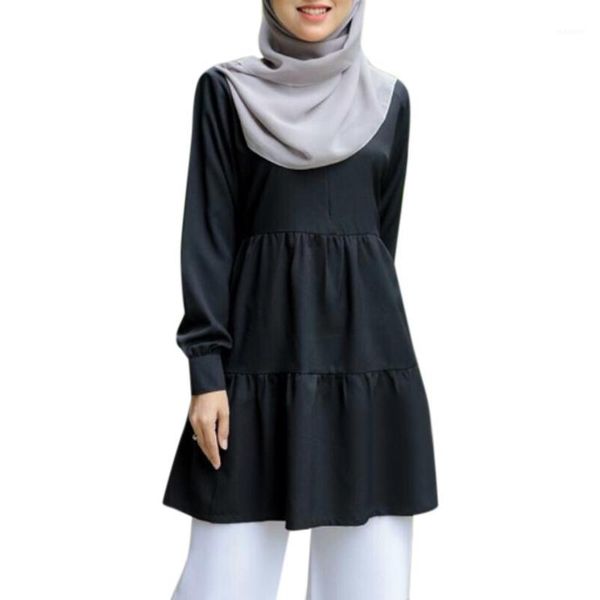 muslim fashion women casual for musliman 2020 new solid color black white long sleeve shirts1, Red
muslim fashion women casual for musliman 2020 new solid color black white long sleeve shirts1, Red