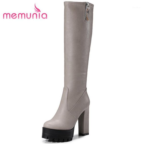 memunia 2020 new knee high boots fashion platform boots extreme high heels winter round toe women1, Black
memunia 2020 new knee high boots fashion platform boots extreme high heels winter round toe women1, Black
