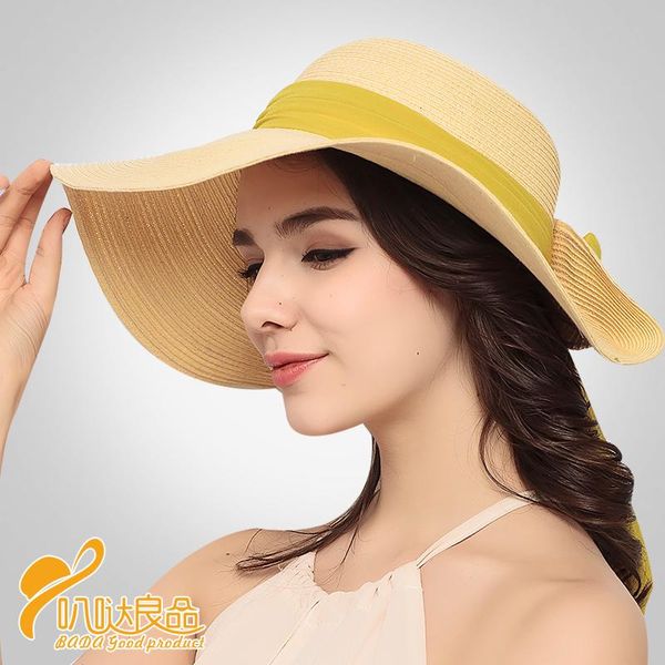 wide brim hats ribbon half ladies fashion sun hat cap folding beach in summer four colors available leisure casual, Blue;gray
wide brim hats ribbon half ladies fashion sun hat cap folding beach in summer four colors available leisure casual, Blue;gray