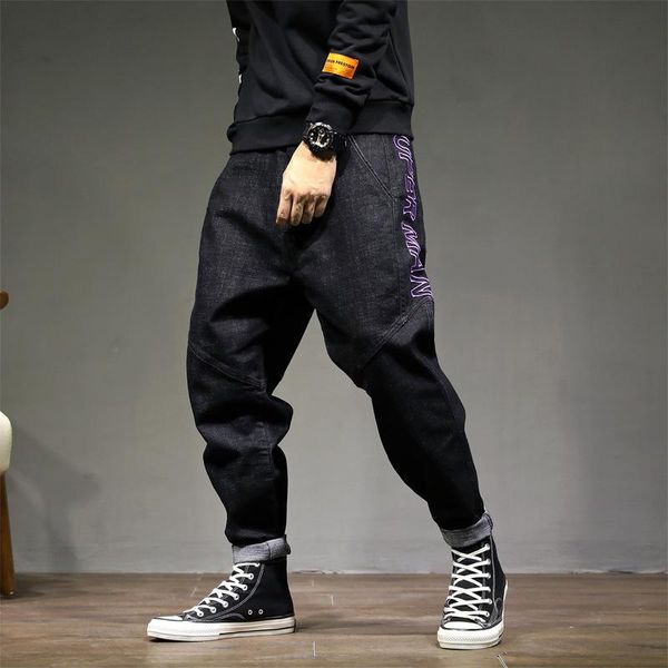 мода streetwear мужские джинсы vintage черный цвет сыпучие fit гарем брюки конический брюки hombre вышивки hip hop jeans, Blue
мода streetwear мужские джинсы vintage черный цвет сыпучие fit гарем брюки конический брюки hombre вышивки hip hop jeans, Blue
