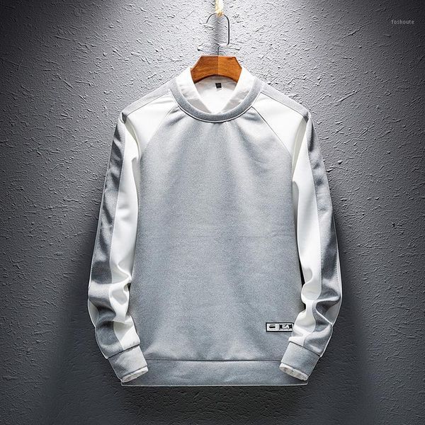 men sweatshirt patchwork colorblocked side striped streetwear pullover o-neck fashion sportswear male sweatshirts1, Black
men sweatshirt patchwork colorblocked side striped streetwear pullover o-neck fashion sportswear male sweatshirts1, Black