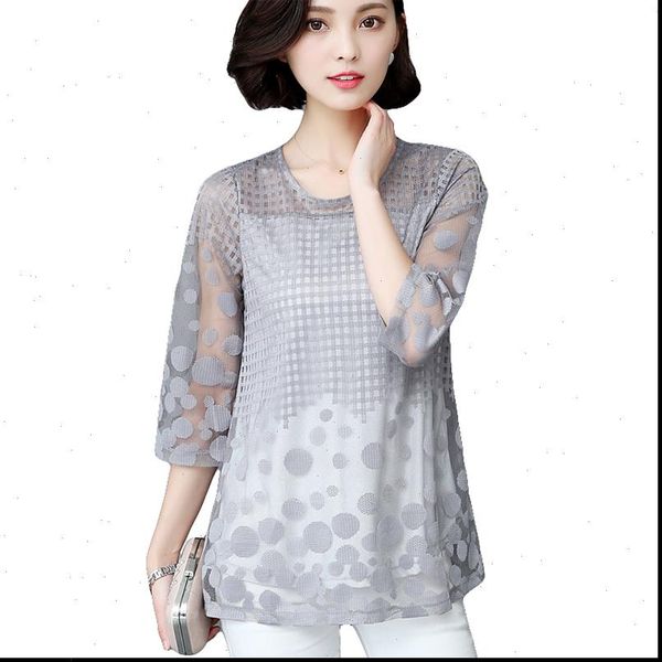 womens blouse shirt spring summer fashion elegant lace and blouses plus size new loose 3 4 sleeve women new, White
womens blouse shirt spring summer fashion elegant lace and blouses plus size new loose 3 4 sleeve women new, White