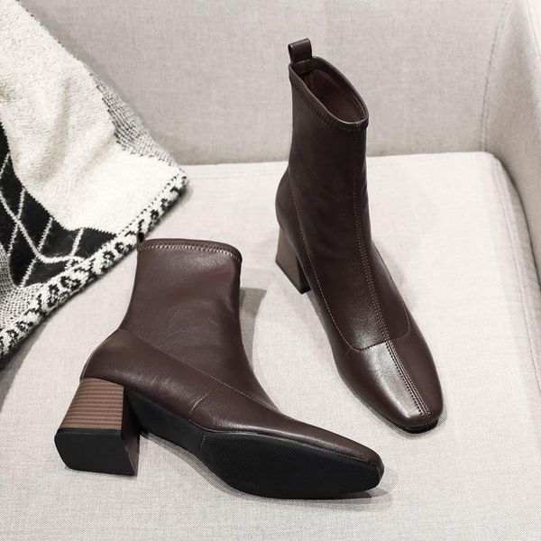 6cm pu leather heels winter warm women short ankle boots elegant square toe boots high heels shoes woman, Black
6cm pu leather heels winter warm women short ankle boots elegant square toe boots high heels shoes woman, Black