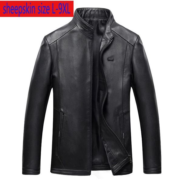 new arrival fashion super large genuine sheep leather coat men jacket skin casual mandarin collar zipper plus size l-7xl 8xl 9xl, Black
new arrival fashion super large genuine sheep leather coat men jacket skin casual mandarin collar zipper plus size l-7xl 8xl 9xl, Black