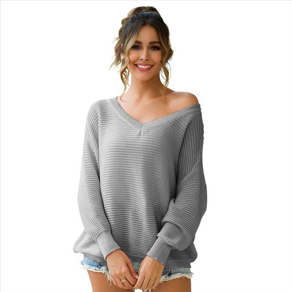 2020 new style solid color long casual sweater fashion ladies autumn v neck clothes knitted thin sweater oversized, White;black
2020 new style solid color long casual sweater fashion ladies autumn v neck clothes knitted thin sweater oversized, White;black