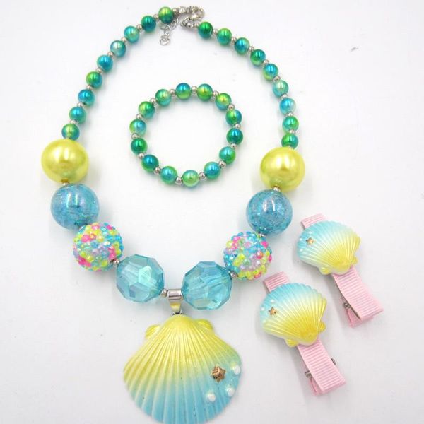 3pcs/set kids girl cute chunky beads necklaces toddler baby pearl bubblegum necklace bracelet hairpin jewelry set gift for girl, Silver
3pcs/set kids girl cute chunky beads necklaces toddler baby pearl bubblegum necklace bracelet hairpin jewelry set gift for girl, Silver