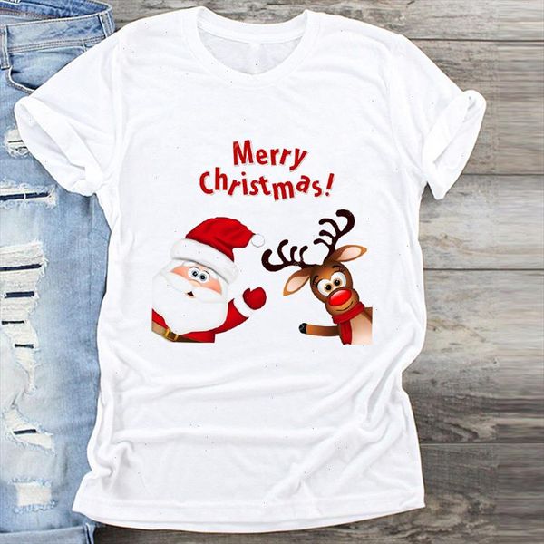 women deer funny santa claus kawaii cartoon merry christmas print clothes graphic t shirt ladies female tshirts tee t shirt, White
women deer funny santa claus kawaii cartoon merry christmas print clothes graphic t shirt ladies female tshirts tee t shirt, White