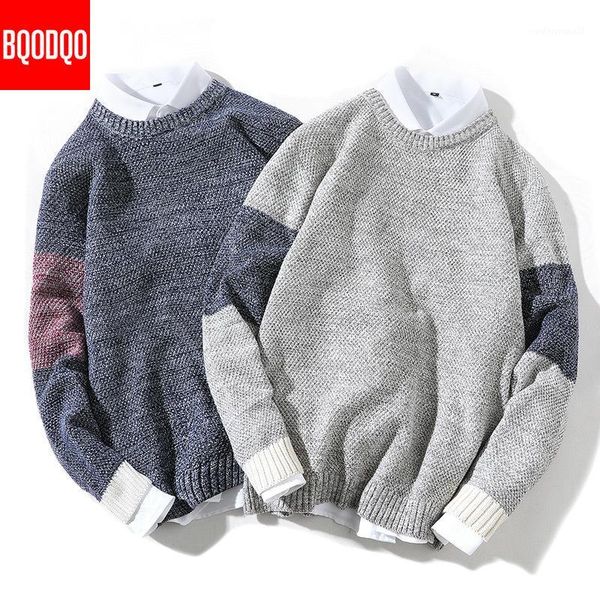 men's sweaters knitted winter casual sweater men o-neck autumn patchwork streetwear japanese pullover mens fitness plus size fashion1, White;black 
men's sweaters knitted winter casual sweater men o-neck autumn patchwork streetwear japanese pullover mens fitness plus size fashion1, White;black