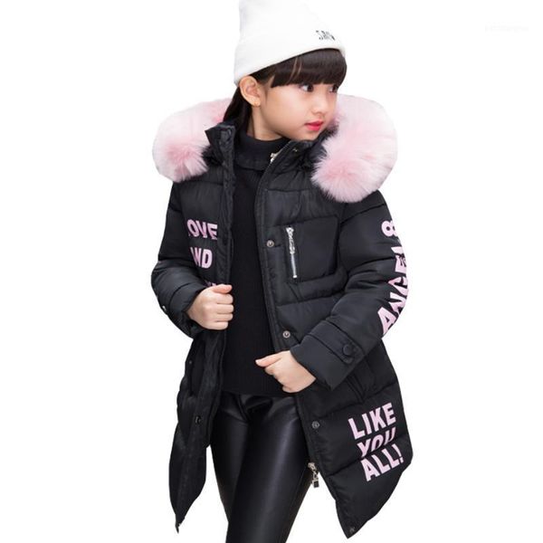 down coat for girl letter parka fur hoodies thick warm kids coats winter children's clothing 6 8 10 12 141, Blue;gray
down coat for girl letter parka fur hoodies thick warm kids coats winter children's clothing 6 8 10 12 141, Blue;gray
