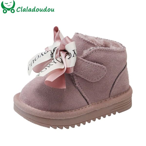claladoudou 12-15.5cm brand children's snow girls warm plush fringe boots baby shoes bow knot genuine leather boot toddler, Black
claladoudou 12-15.5cm brand children's snow girls warm plush fringe boots baby shoes bow knot genuine leather boot toddler, Black
