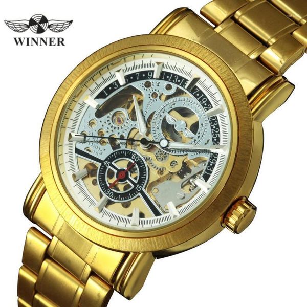 winner official watch men automatic mechanical wristwatch golden male clock classic relogio masculino1, Slivery;brown
winner official watch men automatic mechanical wristwatch golden male clock classic relogio masculino1, Slivery;brown