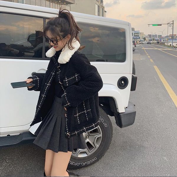 mishow atumn winter fashion black woolen coat women causal lambswool lapel crystal buckle coat mx19d6522
mishow atumn winter fashion black woolen coat women causal lambswool lapel crystal buckle coat mx19d6522