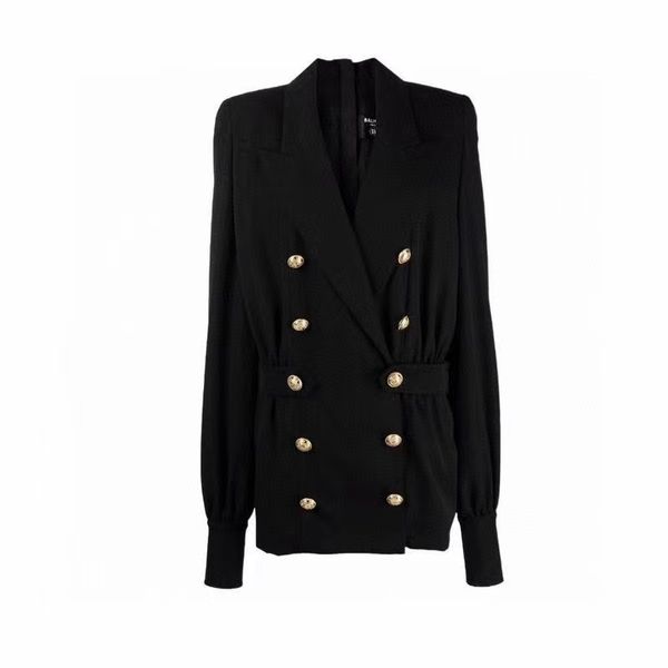 milan runway jackets 2022 spring summer v neck long sleeve women's designer coats brand same style dress 0217-1, Black;brown
milan runway jackets 2022 spring summer v neck long sleeve women's designer coats brand same style dress 0217-1, Black;brown