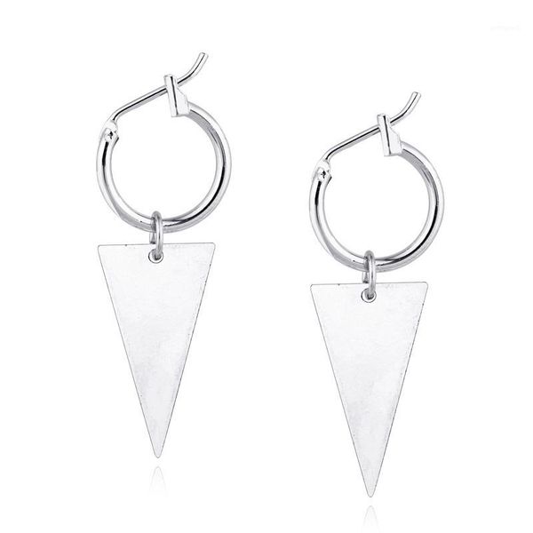 hoop & huggie 1pair ethnic gold color triangle earrings for women endless circle earring hoops fashion earing aretes jewelry e731, Golden;silver
hoop & huggie 1pair ethnic gold color triangle earrings for women endless circle earring hoops fashion earing aretes jewelry e731, Golden;silver