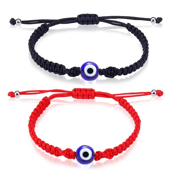lucky evil blue eye bracelet for women men lovers handmade black red string thread rope couple bracelets jewelry gift, Golden;silver
lucky evil blue eye bracelet for women men lovers handmade black red string thread rope couple bracelets jewelry gift, Golden;silver