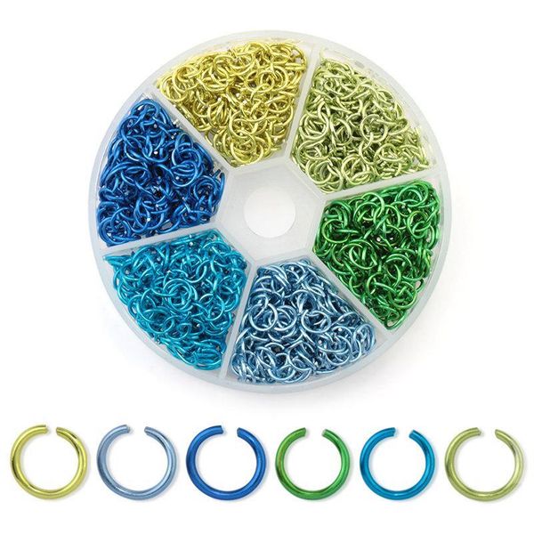 6mm colorful aluminum open jump rings split rings connectors for necklace bracelet diy jewelry making accessories 108 jllclo, Black;white
6mm colorful aluminum open jump rings split rings connectors for necklace bracelet diy jewelry making accessories 108 jllclo, Black;white