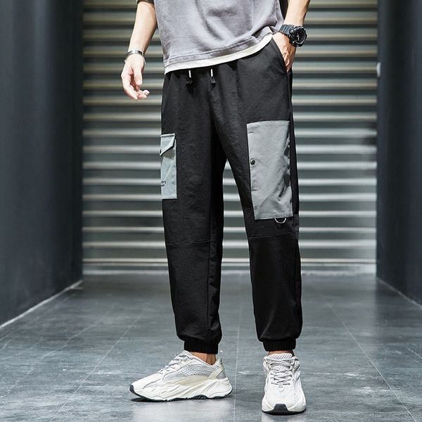 krabu fashion men's 2020 autumn new loose men's fashion bag sports chinos pantsstreet sports pants bundles foot ankle-length pants, Blue
krabu fashion men's 2020 autumn new loose men's fashion bag sports chinos pantsstreet sports pants bundles foot ankle-length pants, Blue