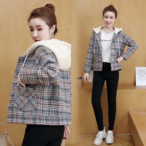 jxmyy coat women's autumn and 2021 new early winter net red all-match woolen small fragrance trend, Black
jxmyy coat women's autumn and 2021 new early winter net red all-match woolen small fragrance trend, Black