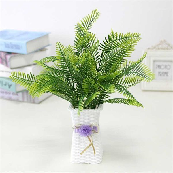 decorative flowers & wreaths 1pc artificial plastic persian fern tree leaves flores artificiales fake grass plant home wedding decoration1
decorative flowers & wreaths 1pc artificial plastic persian fern tree leaves flores artificiales fake grass plant home wedding decoration1
