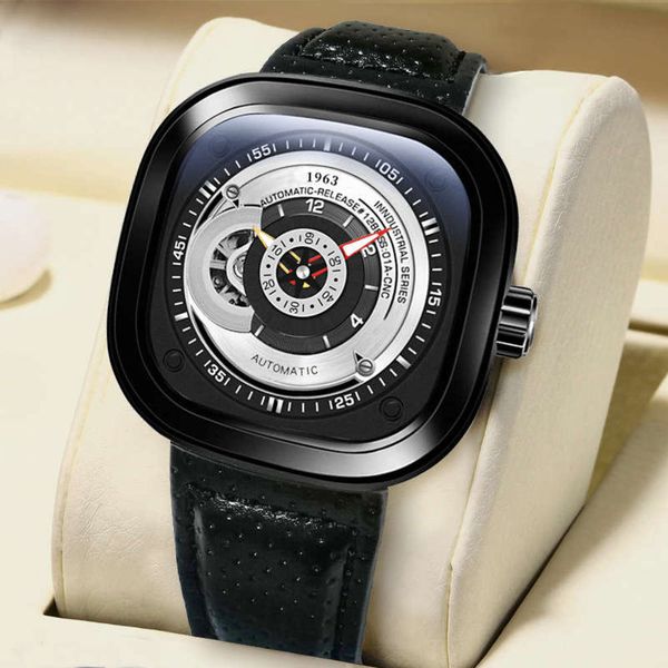 british men's hollow out aesop aesop waterproof luminous business automatic mechanical watch 1021, Slivery;brown
british men's hollow out aesop aesop waterproof luminous business automatic mechanical watch 1021, Slivery;brown