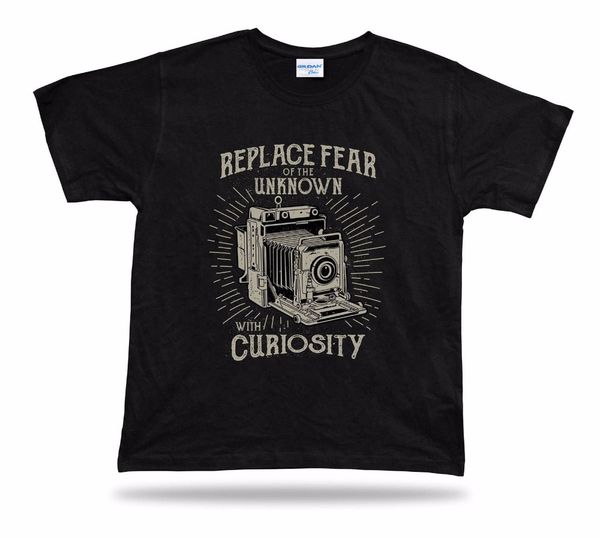летняя мода casual tees заменить страх неизвестного с curiosity винтаж камеры дизайн tops спорт толстовка с капюшоном толстовка футболка
летняя мода casual tees заменить страх неизвестного с curiosity винтаж камеры дизайн tops спорт толстовка с капюшоном толстовка футболка