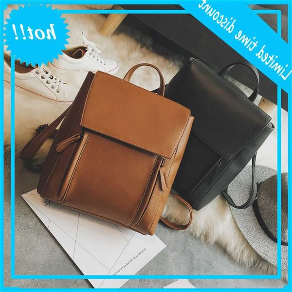2020 new fashion simple women tas college style casual retro pu small backpack schools for teenage girls
2020 new fashion simple women tas college style casual retro pu small backpack schools for teenage girls