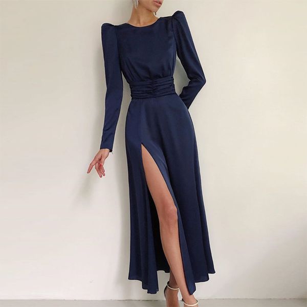 2021 the new slope no blue back long sleeve female fall even party dress h469, Black;gray
2021 the new slope no blue back long sleeve female fall even party dress h469, Black;gray