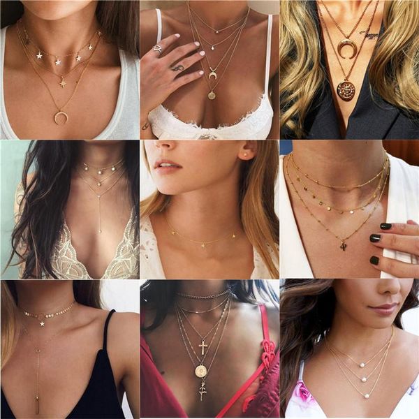 wukalo simple star & moon pendant necklace for women new bijoux maxi statement necklaces collier fashion jewelry, Silver
wukalo simple star & moon pendant necklace for women new bijoux maxi statement necklaces collier fashion jewelry, Silver