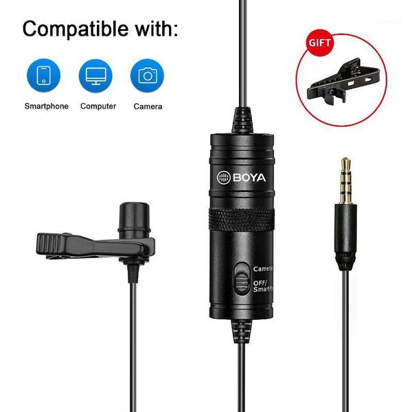 boya by-m1 professional lavalier condenser broadcast microphone for smartphone, pc,dslr, camcorder, recorders1
boya by-m1 professional lavalier condenser broadcast microphone for smartphone, pc,dslr, camcorder, recorders1