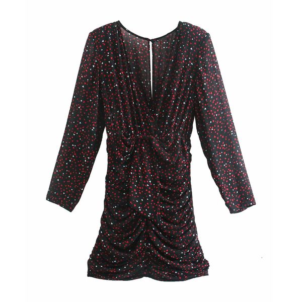 2021 new red heart print black mini women autumn knot vintage long sleeve dress ladies back opening elegant dresses 2e40, Black;gray
2021 new red heart print black mini women autumn knot vintage long sleeve dress ladies back opening elegant dresses 2e40, Black;gray