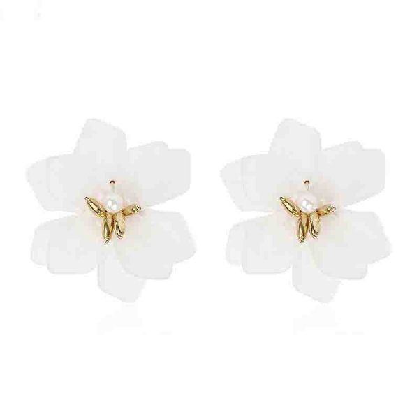 elegant white flower women earrings fashion pearl ear stud brides bridesmaid party jewelry, Silver
elegant white flower women earrings fashion pearl ear stud brides bridesmaid party jewelry, Silver