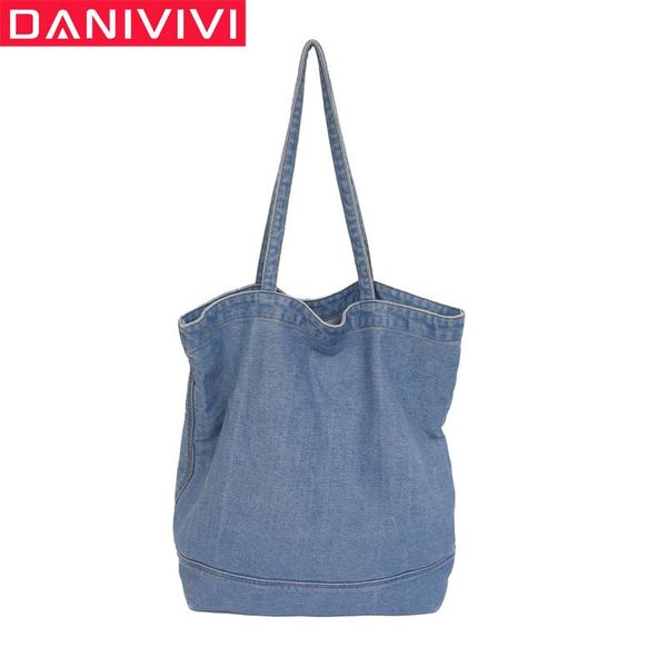 women handbags denim shoulder bag casual tote large capacity teenager girls sling bags canvas eco shopping bag jeans sac a main
women handbags denim shoulder bag casual tote large capacity teenager girls sling bags canvas eco shopping bag jeans sac a main